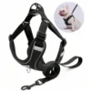 Reflective Mesh Dog Harness & Leash Set – Comfortable Adjustable Fit (Size Xl)