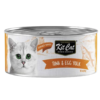 Kit Cat Deboned Tuna & Egg Yolk Toppers Wet Cat Food – 80g