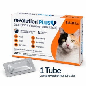 Revolution Plus Cat Flea & Tick Treatment 0.5 ml 1 Tube