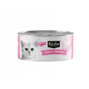 Kit Cat Deboned Chicken & Whitebait Toppers Wet Cat Food – 80g