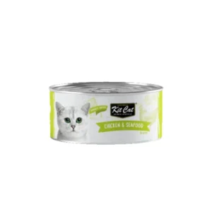 Kit Cat Deboned Chicken & Seafood Toppers Wet Cat Food – 80g
