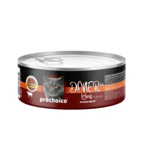 ProChoice Doner Bites Adult Beef in Gravy Wet Cat Food – 70 g